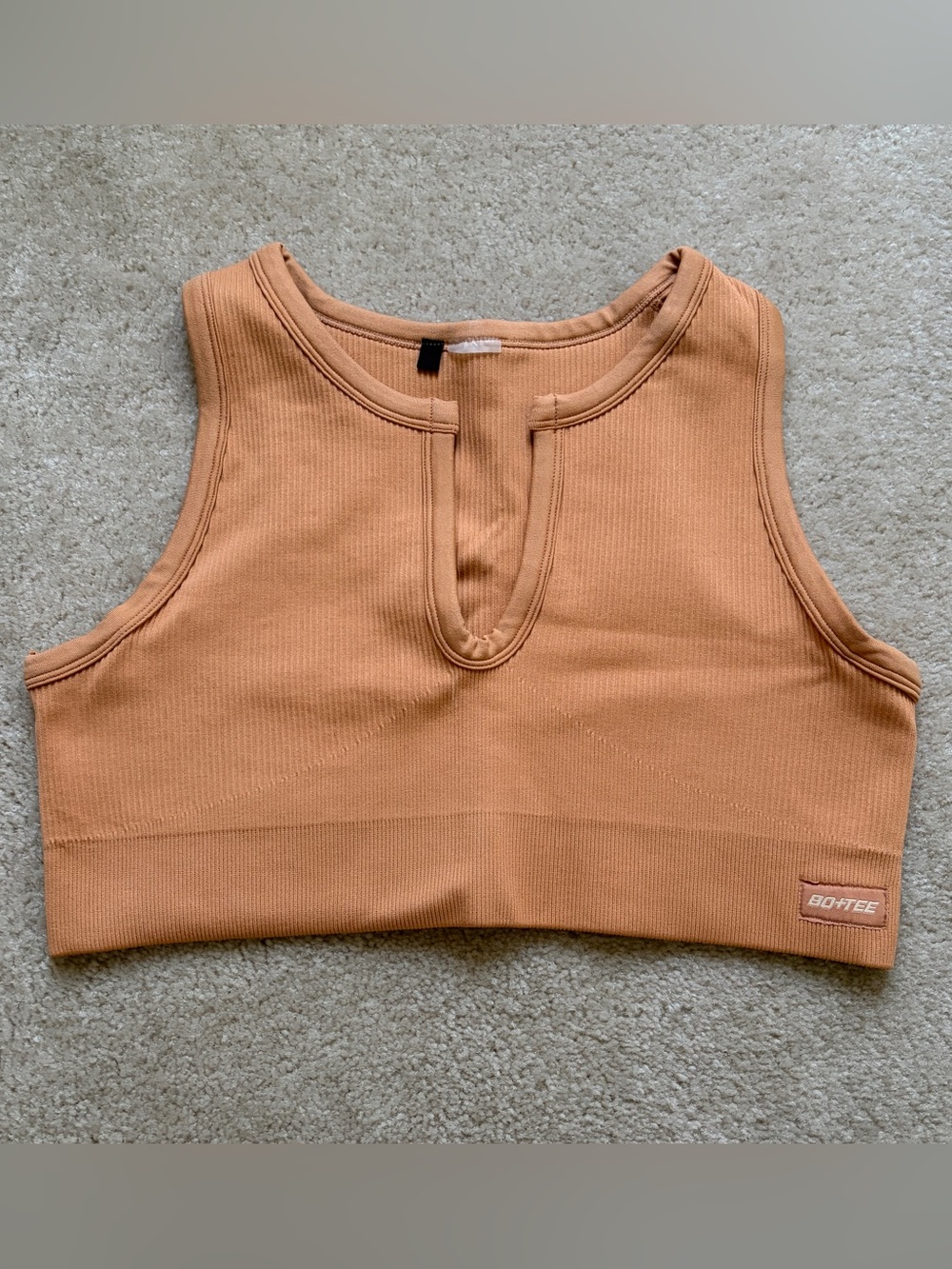 Bo+tee ribbed sports bra NWOT